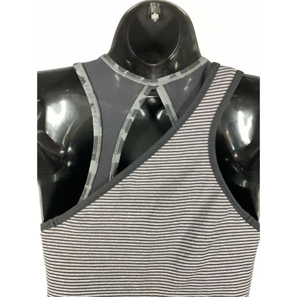 Box 5 -- Lululemon Leopard Stripe Fitted Tank Top Size 8